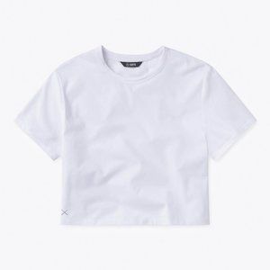Cuts Clothing Almost Friday Cropped tee - White
